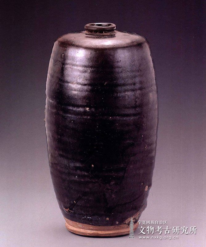 黑釉瓷罐